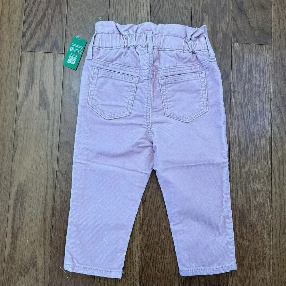 Gap Toddler Girl Curduroy Jeans Pants Pink 2T Just‎ Like Mom NWT